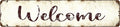 Rustic Welcome Metal Tin Sign - 16"x4" Vintage Entryway Decor - Weatherproof Farmhouse Wall Art for Front Door, Porch, Cabin - Durable Aluminium Home Decor for Housewarming Gifts