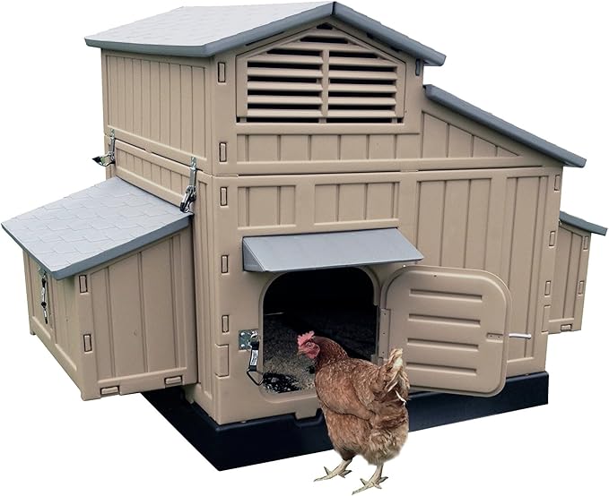 Formex Snap Lock Large Chicken Coop Backyard Hen House 4-6 Large 6-12 Bantams