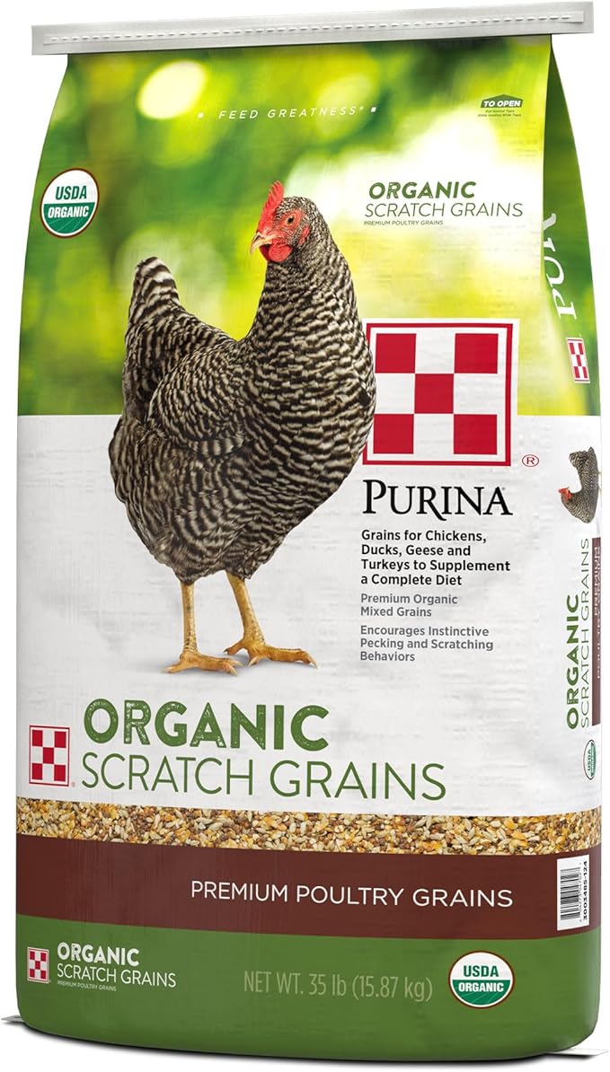 Purina Organic Scratch Grains, 35 lb