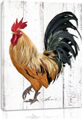 Rooster Kitchen Decor Wall art - Farmhouse Canvas Painting Picture Prints Artwork for Home Kitchen Decor