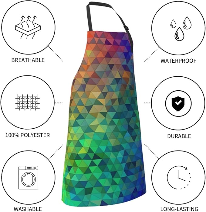 Waterproof Aprons for Women Men Adjustable Bib Tractor farm Apron Chef Cooking Aprons for Kitchen