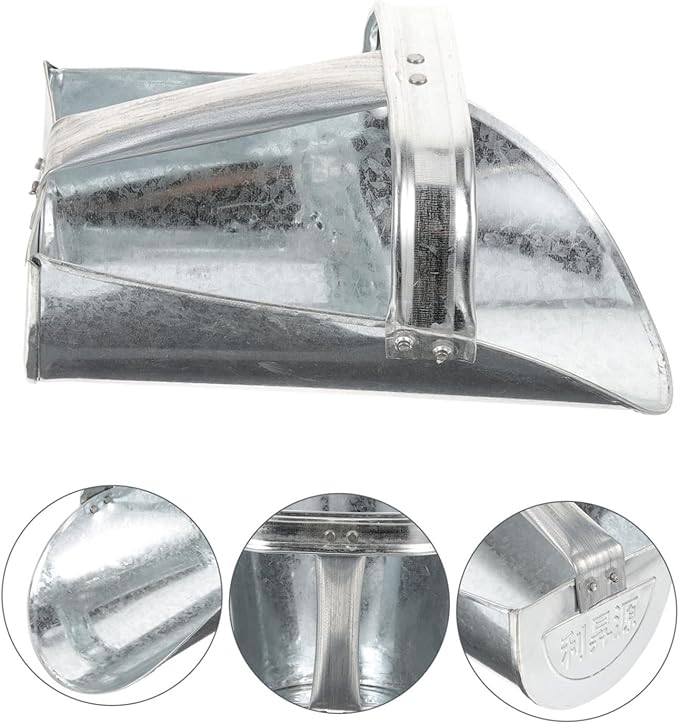 Balacoo Stainless Steel Poultry Food Shovel Large Feed Scoop for Home Aluminum Farm Gadgets