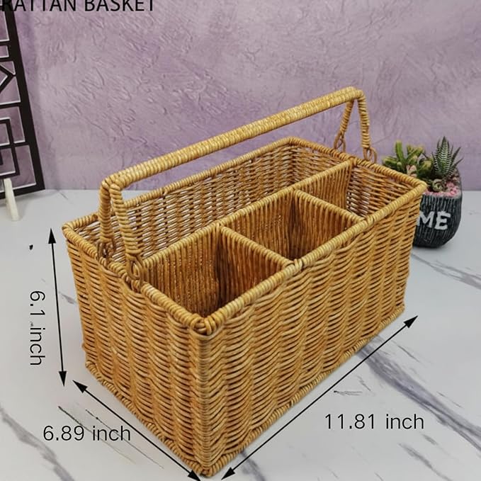 Garden Tools Set with Basket, 9-Piece Garden Tools for Gardening with Woven Organizer, Complete Gardening Hand Tools Set Gift for Women Men