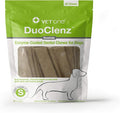 Vet One DuoClenz EnzymeCoated Dog Dental Hygiene Chews for Small Dogs - Clean Teeth & Freshen Breath - 30 Count