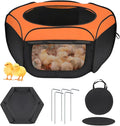 Chicken Brooder Box with Cover,Upgrade Double Door Brooder Box for Chick Starter Kit,Chick Enclosure Tent,Sturdy Baby Chicken Coop for Ducks, Quail, Cats,Dogs,Holds Up to 20 Chicks