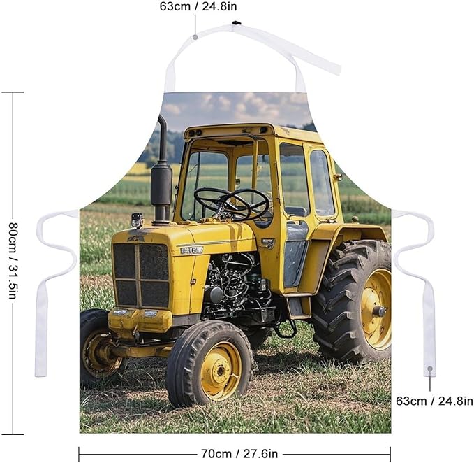 Waterproof Apron Adjustable Bib Aprons with Pockets Smiling Apron Kitchen Aprons for Women Men