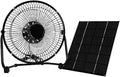 Solar Panel Powered Fan Mini Exhaust Fan for Greenhouse Motorhome House Chicken House Outdoor Ventilation Equipment Ventilator for Pets