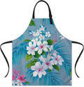 Apron Adjustable Waterproof with Two Deep Pockets Wowen men for Summer BBQ Pool Parties & Resorts