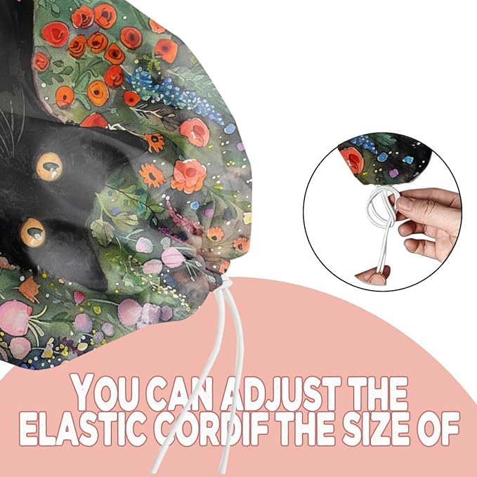 2PCS Cat Plastic Bag Holder, Wall Mount Grocery Bag Holder for Plastic Storage bag, Storage Organizer Reusable Grocery Bags, Pull Rope Free Adjustment, Cat Lover Gifts for Women Mom Sister