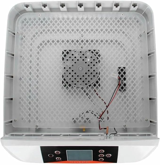 56 Egg Incubator Automatic Turning Digital Poultry Hatcher Temperature Humidity Control Built-in LED Egg Candler, for Chicken Duck Goose