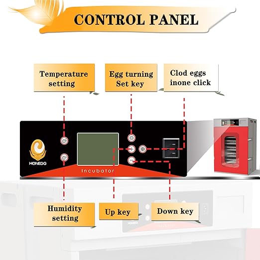 Smart Egg Incubator for Hatching Eggs - 400 Egg Capacity with Digital Temperature & Humidity Control - Ideal for Chicken, Duck, Goose & Quail Eggs