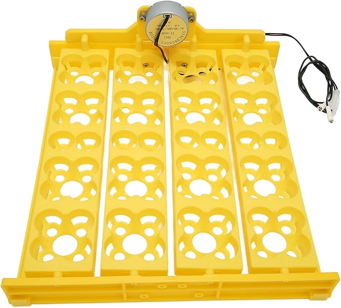Zerodis Egg Linking Shell 16 Duck Eggs 16 72 Quail, Motorized Eggotation, Reliable Slip Engine Rotate Eggshell, Ideal for Home Use, Plastic Material (AC110V)
