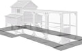 Aivituvin Chicken Wire Mesh Poultry Fence Chicken Coop Bottom Barrier to Keep Your Flock Safe from Predators