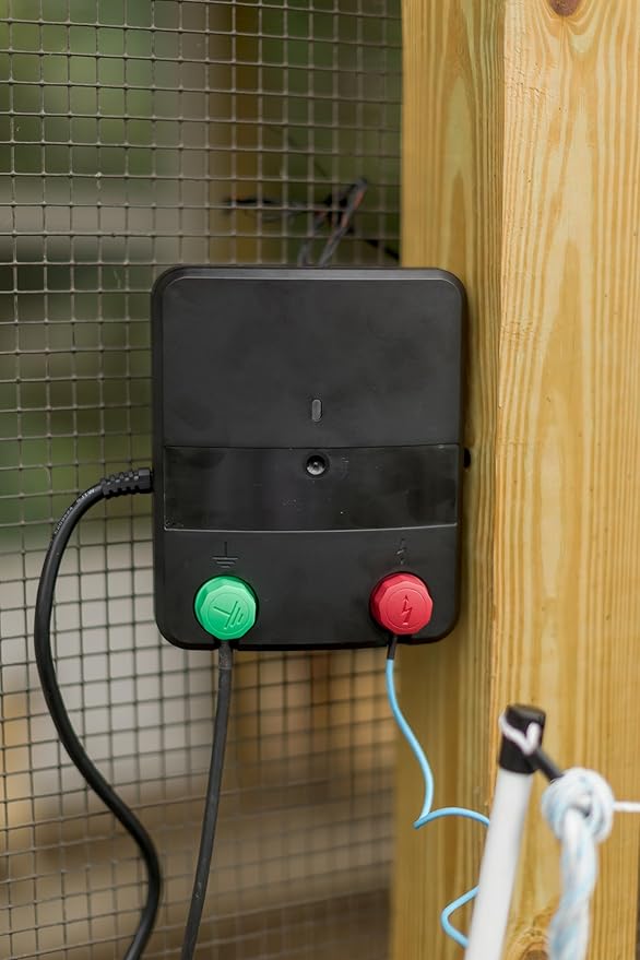 Starkline All-Purpose Sheep and Goat Netting AC Electric Fence Kit - 35" H x 82'L Electric Fence for Goats, Sheep, Gardens, Beehives, Dogs, and More in Backyards, Homesteads, Farms, Ranches