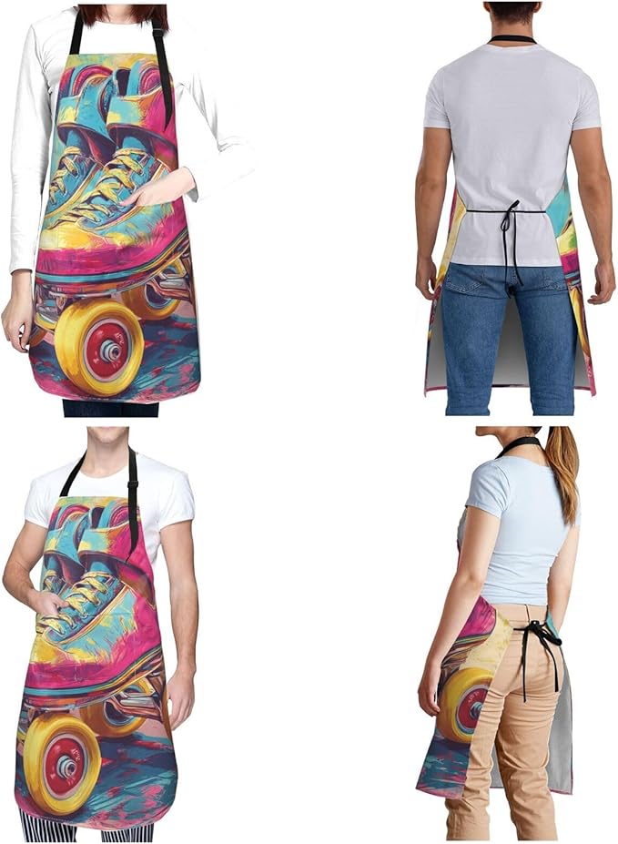 Waterproof Aprons for Women Men Adjustable Bib Tractor farm Apron Chef Cooking Aprons for Kitchen