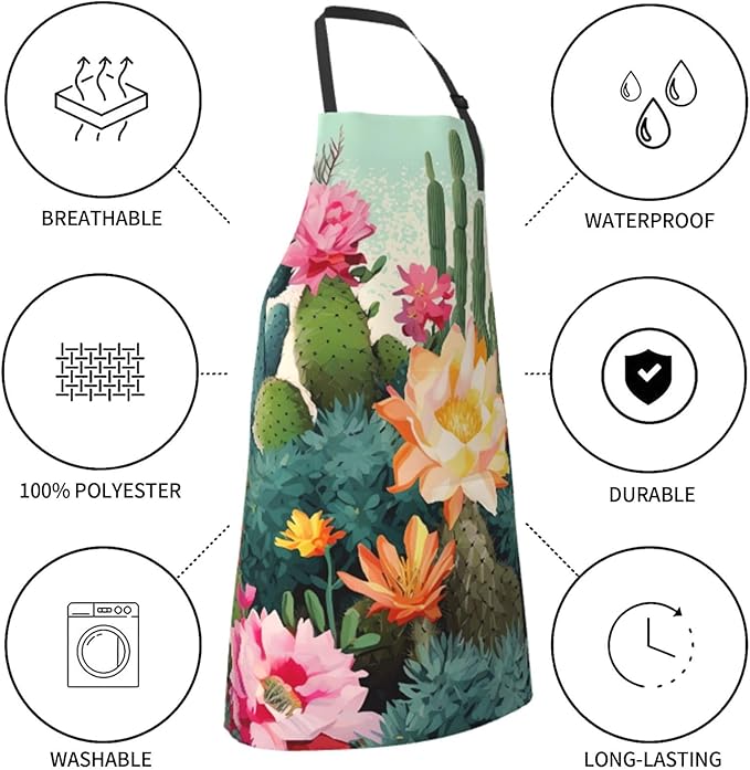 Waterproof Aprons for Women Men Adjustable Bib Tractor farm Apron Chef Cooking Aprons for Kitchen