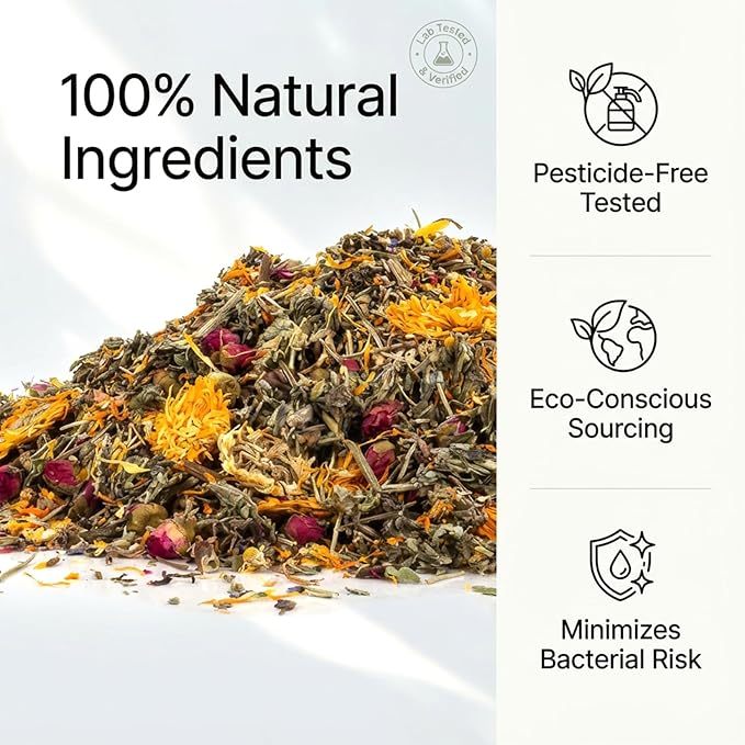 Sukh Nesting Herbs - Premium Nesting Herbs,Chicken Flower,Poultry Herb Blend,Hemp Bedding for Chickens and Ducks,Chicken Supplies(10oz)