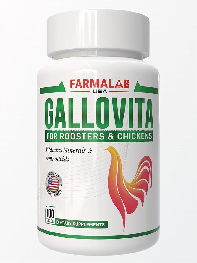 FARMALAB Ener-Gize Energy Booster for Rooster Natural Multivitamin - Liquid 60 MLL