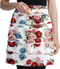 CUTHOLLOW Egg Collecting Apron for Adlut, Housewife, 18 Deep Pockets Hen Egg Gathering Holding Apron with Elastic Closures