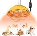 300W Chicken Coop Heater Lamp, Waterproof Heat Lamp for Chickens with 2-Stage, Brooder Heater for Chicks with Chain for Indoor & Outdoor Use Heating Lamps for Chick Duck Rabbit Dog