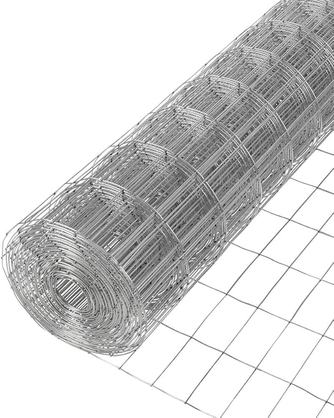 YARDGARD – 2 Inch by 4 Inch Mesh Welded Wire Fence – 36 Inches by 100 Feet – 14 Gauge Galvanized Steel – for Animal Enclosures | Garden Fencing | Property Protection | Split Rail Backing