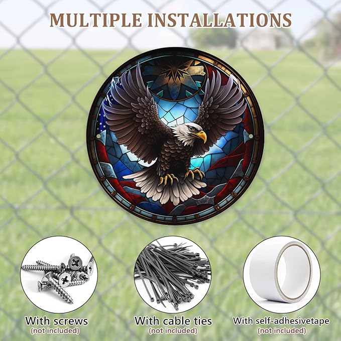 2026 United States 250th Anniversary Round Metal Sign, Home Decor Metal Wall Signs 250th Anniversary USA, 250 Patriotic American Flag Decorative Signs, Gift for US Citizens, Hanging Wall Decor