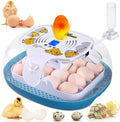 Gpeng Egg Incubator, 16 Eggs Incubator with LED Display, Auto Egg-Turning, Auto Temperature Control, Egg Candler, for Hatching Chicken Goose Pigeon Quail Duck