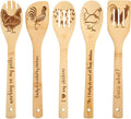 Chicken Wooden Spoons for Cooking Mothers Day Chicken Decor Chicken Kitchen Accessories Rooster Kitchen Decor Farmhouse Chicken Stuff Mothers Day Chicken Gifts for Women
