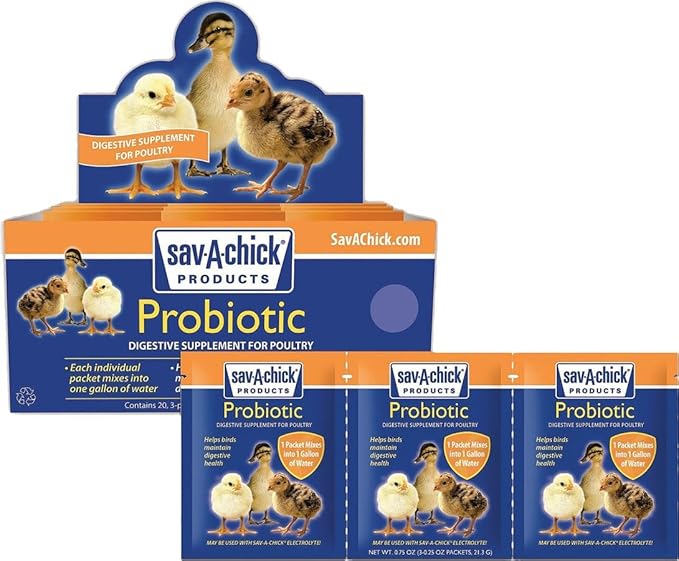 Sav-A-Chick Probiotic 3 packets .17oz