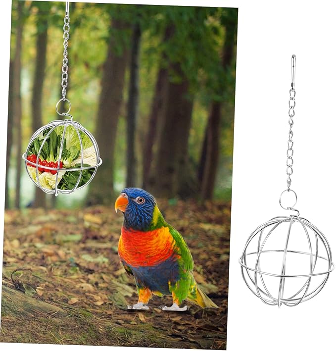 GALPADA 6pcs Poultry Feeder Chicken Treat Hanging Fruit Vegetable Feeder for Chickens Hens Birds Parrots