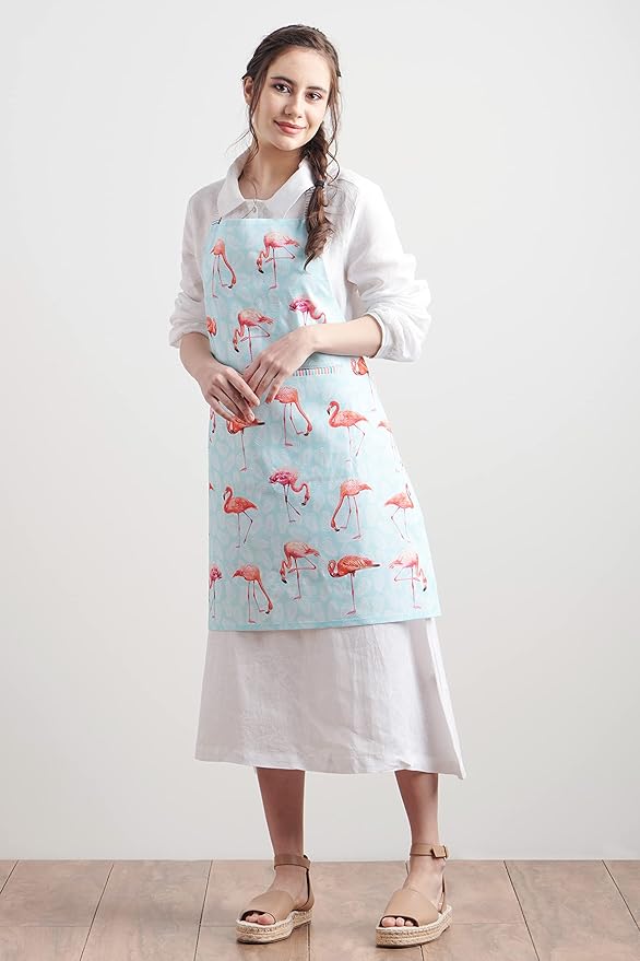 Maison d' Hermine 100% Cotton Apron for women with Pocket Kitchen Chef Apron for Men Cooking Easter Decorations