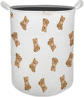 Cute Bear Kids Laundry Basket, Toybox for Boys Girls Room, Cute Laundry Basket Hamper Waterproof Collapsible Clothes Toys Storage Bin Organizer for Bedroom Bathroom Kids Room Dorm
