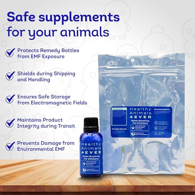 HA4E - Chicken Respiratory Support Supplement - Effective Breathing Aid for Chickens - Highly Effective Homeopathic Formula - 300 Tablets