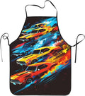 Aprons For Women Men With Pockets Adjustable Kitchen Chef Apron For Cooking Waitress Bbq Coffee House 28" L*21" W