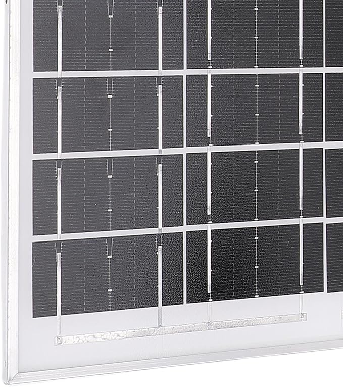FILFEEL 6W Solar Powered Fan Kit for Greenhouses, Chicken Coops, and Pet Houses with Easy Solar Setup