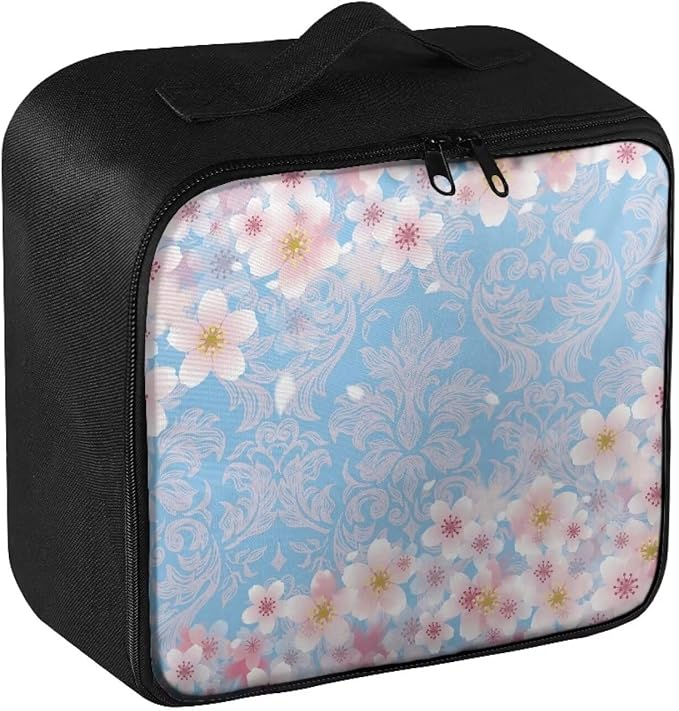 Rnyleeg Empty First Aid Bag Medical Kit for College Dorm First Aid Kit Camping Portable Medicine Organizer Bag for Outdoor Sports Cherry Blossom