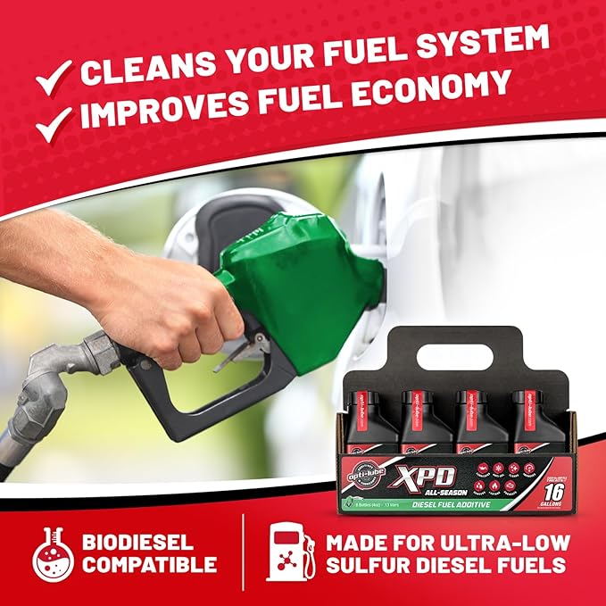 Opti-Lube XPD All-Season Diesel Fuel Additive - 4oz Bottles (12 Pack Case)