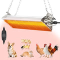 Chicken Coop Heater Large Chicken Heat Lamp, 400 Watt Two-Stage Temperature Chicken Brooder Lamp, Chicken Coop Accessories Carbon Fiber Coop Heater for Chicks, Ducks, Poultry House