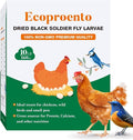 10LB Dried Black Soldier Fly Larvae – High Calcium Chicken Treat for Laying Hens, Ducks & Wild Birds, 85X More Calcium Than Mealworms, Premium High-Protein Poultry Snack
