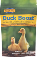 Flock Pro's Duck Boost Essential Waterfowl Supplement with Probiotics, Brewers Yeast Powder & Organic Oregano - 8 oz (22.5 Gal)