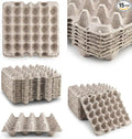 15-Pack Cardboard Egg Trays, Holds 30 Eggs - Made in USA Eco-Friendly Paper Pulp Egg Cartons for Storage, Organization and Farm Fresh Eggs
