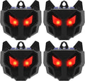 Solar Nocturnal Animal Repeller Outdoor 4 Pack, Predator Eyes Animal Deterrent Lights for Raccoon Coyote Skunk Deer Fox Control, Waterproof Repellent Device for Chicken Coop Yard Outdoor