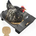 Roll Away Nesting Box for Chicken Coop with 3 Coconut Fiber Nesting Pads,Hen House Accessories,Black (1Pack)