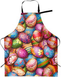 Shark Jumping Home Aprons 2 Pockets 33"×28" for Men Women, Ocean Sea Waterproof Kitchen Cooking Bib
