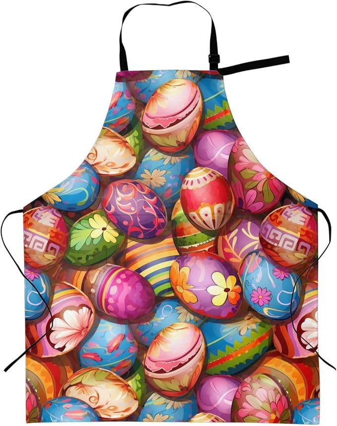 Shark Jumping Home Aprons 2 Pockets 33"×28" for Men Women, Ocean Sea Waterproof Kitchen Cooking Bib