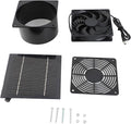 Solar Panel Fan Kit 5W 6V, Waterproof IP65, Outdoor Cooling Exhaust for Chicken Coop Home - Effective Heat Dissipation, Easy Installation, Energy Efficient