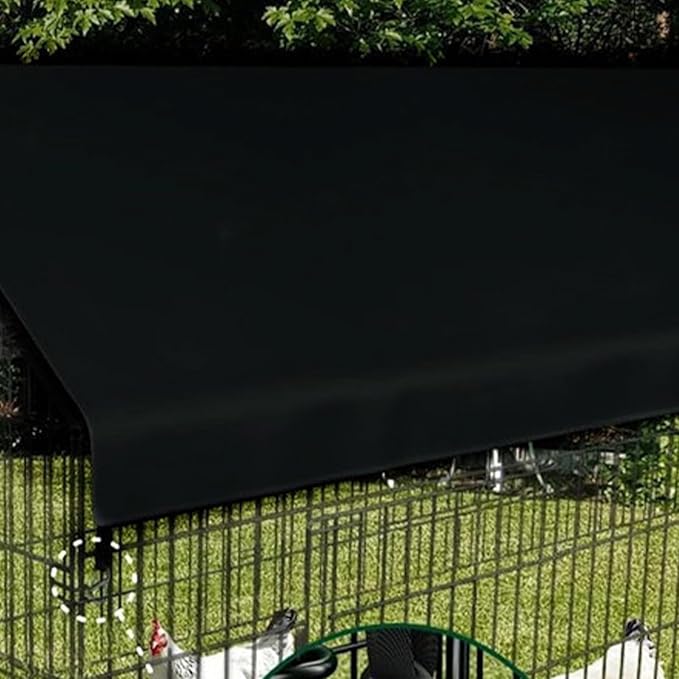 Chicken Coop Tarp - Waterproof Fence Dust Cover, Outdoor Winter Insulation | Multi-Purpose Poultry Shed Blanket For Cold Weather, Garden Plant Cover, Snow Roof Protector, Windbreaker For Chicken House