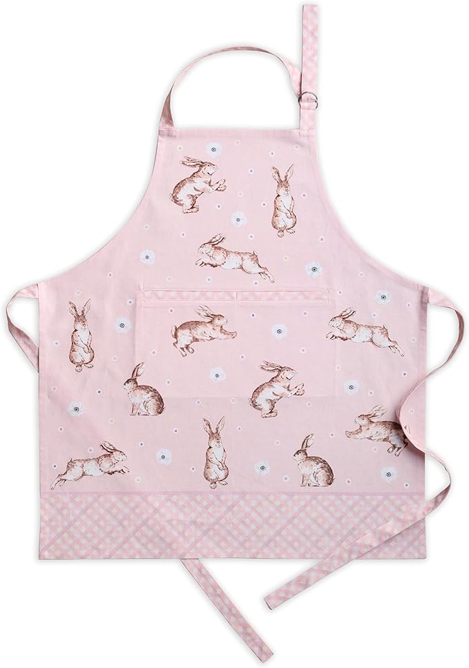 Maison d' Hermine 100% Cotton Apron for women with Pocket Kitchen Chef Apron for Men Cooking Easter Decorations