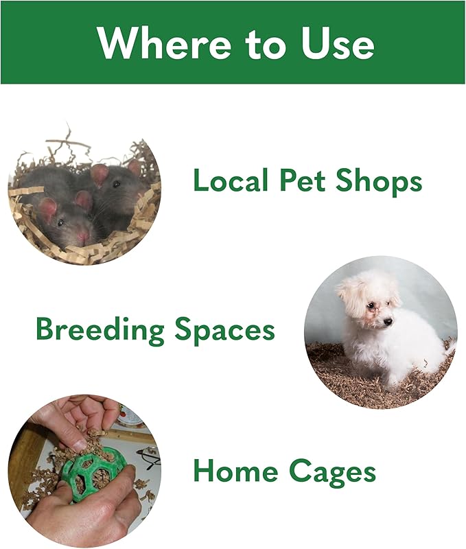 ECO BEDDING 99% Dust-Free Paper Bedding for Small Pets and Birds, Eco Natural, 1.5 lb - Safe, Clean, Ideal Nesting & Burrowing Material for Comfort
