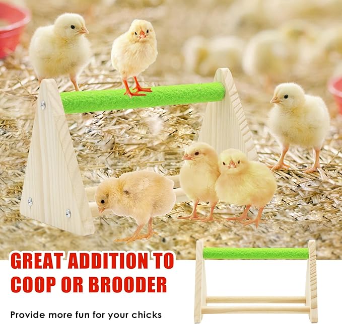 Chick Feeder and Waterer Kit with 75W Heat Lamp, Chick Perch, Flip Top Poultry Feeder, Baby Chick Starter Kit for Chick Brooder, Baby Chicken Supplies for Baby Chick, Duck and Quail